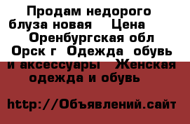Продам недорого, блуза новая. › Цена ­ 500 - Оренбургская обл., Орск г. Одежда, обувь и аксессуары » Женская одежда и обувь   